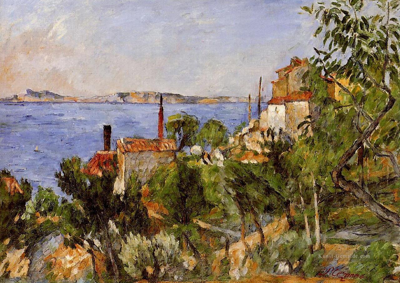 Landschaft Studie nach der Natur Paul Cezanne Strand Ölgemälde